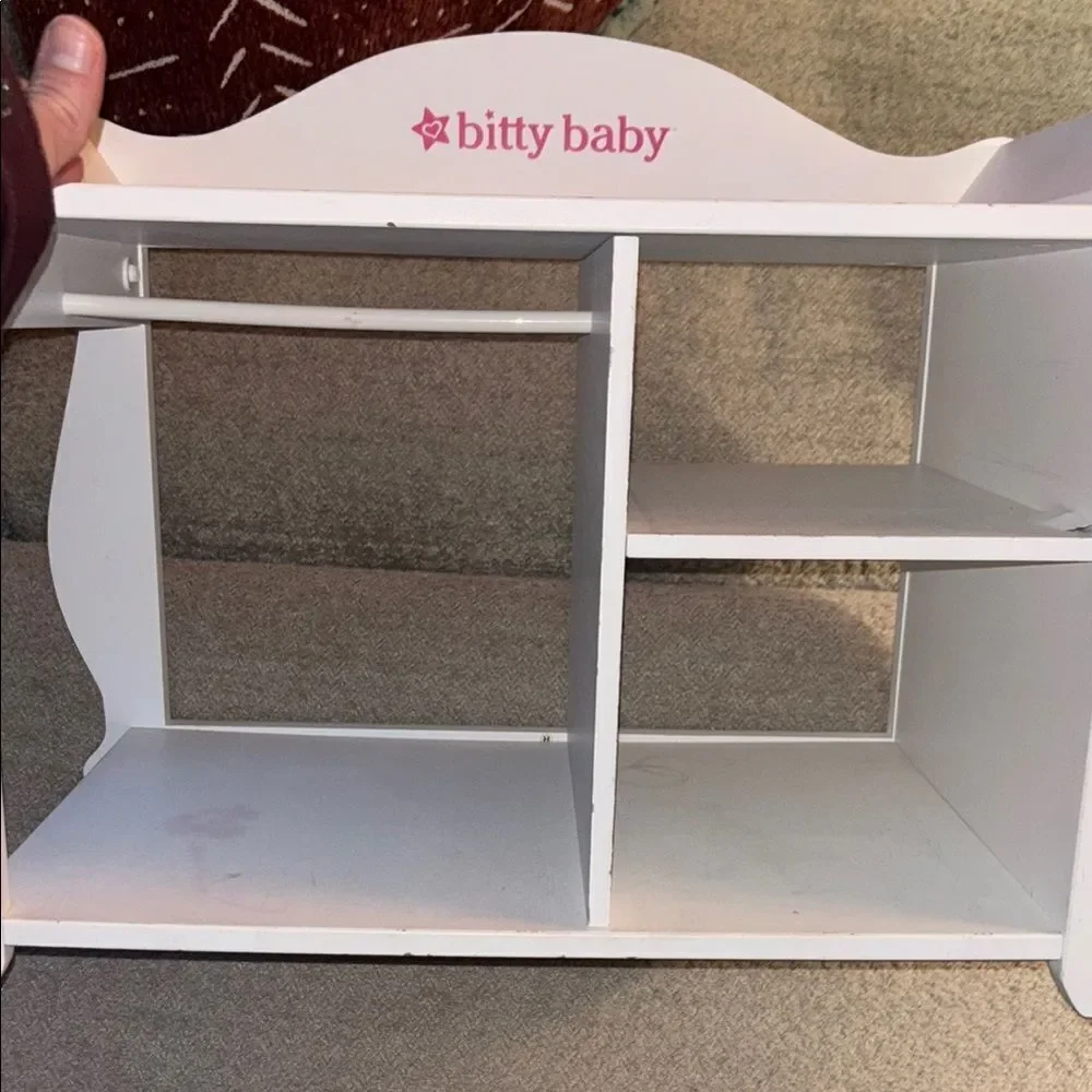 Vintage Bitty Baby White Doll Changing Table